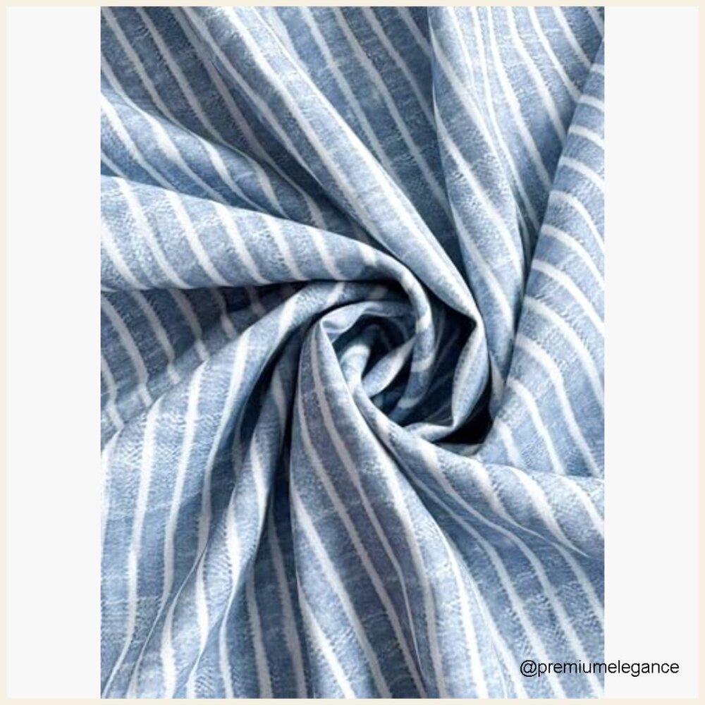 Maxi Dress with Pockets, 3/4 Sleeve, Loose Fit, Tiered Skirt, V-Neck - Picture 6 of 7